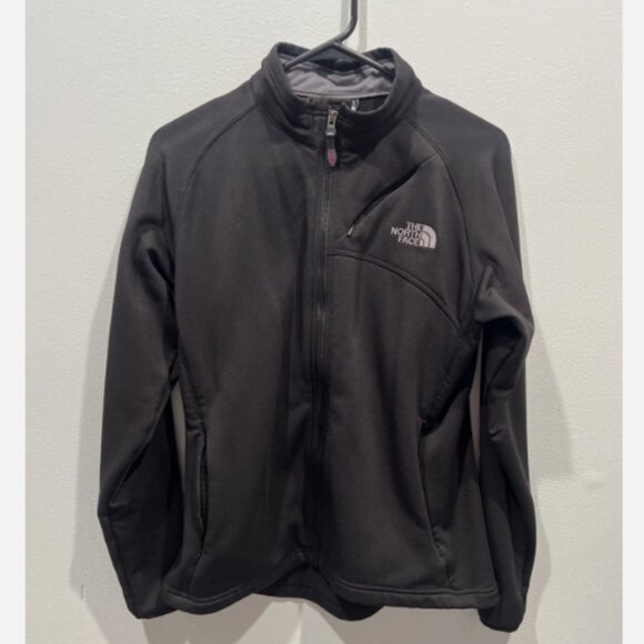 North Face Jacket Womens Large Black Flight Series Full Zip Fleece Lightweight - Picture 1 of 7